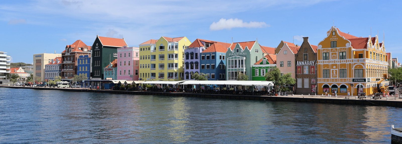 Colourful buildings of Willemstad, Curaçao